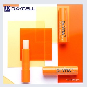 Bálsamo labial personalizado Deycell Korean K-Beauty Daycell Dr Vita Vitamin Lip Treatment, 3 piezas, hecho en Corea - Product Image 4