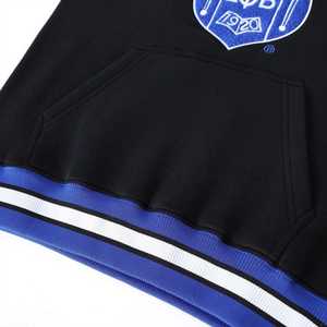 เสื้อสเวตเชิ้ตคอกลม Zeta Phi Beta สีดำ ปักลายเชนิลล์ สำหรับชมรมนักศึกษากรีก  แบบยูนิเซ็กซ์ พรีเมียม - Product Image 3