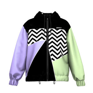 Chaqueta Cortavientos Personalizada para Hombre con Cierre de Cremallera, Diseño Sólido, Tela de Lana, Estilo Urbano Regular, Invierno, Alta Calidad, Anti-UV - Product Image 1