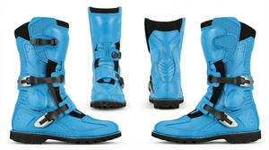 Bottes de moto imperméables, équipement de protection, chaussures de course antidérapantes pour Motocross, bottes de sécurité durables à boucle pour hommes - Product Image 5