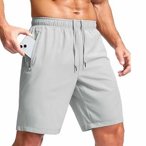 Pantalones cortos deportivos para hombre, para entrenamiento y running, con cordón ajustable y bolsillos con cremallera. - Product Image 2