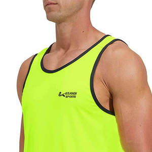 Camiseta sin Mangas para Hombre, 100% Algodón, con Servicio OEM, Venta Caliente, Buena Calidad, Camiseta Moderna para Hombre - Product Image 3