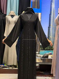 Nueva Abaya Estilo Dubái 2026, Vestido Largo Tradicional Islámico para Mujer, Estilo Saudí, Ligero, de Poliéster Transpirable para Ramadán - Product Image 5