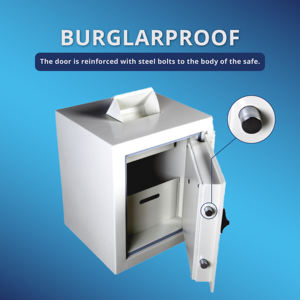 Coffre-fort Challenger Cash Trap Safe 4 pour supermarchés et hôtels, grande capacité, avec mécanisme anti-pêche unidirectionnel - Product Image 2