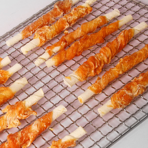Precio de Fábrica: Palitos de Hueso de Pollo y Salmón Orgánicos Comestibles con Calcio para Limpieza Dental de Cachorros - Product Image 3