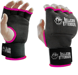 Gants de boxe d'entraînement en gel demi-doigts avec sangle longue pour poignet, pour hommes et femmes, équipement de karaté, fermeture auto-agrippante, protection - Product Image 5