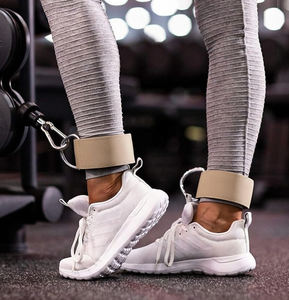 Sangles de cheville en néoprène pour entraînements de gym, fessiers, jambes, musculation, avec anneaux en D, protège-chevilles, ceinture de protection pour la musculation - Product Image 5