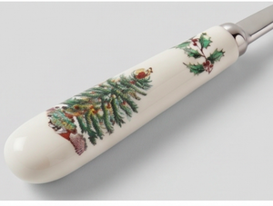 Juego de utensilios de acero inoxidable con diseño de árbol de Navidad tradicional, cuchara, cuchara ranurada, tenedor, apto para lavavajillas, para uso doméstico - Product Image 2