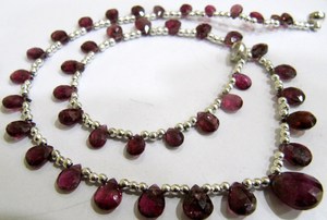 Perles de pierre précieuse naturelle de tourmaline rose de haute qualité EMINENT JEWEL, forme poire facettée, 4x6mm, 9x12mm, longueur 16 pouces - Product Image 3