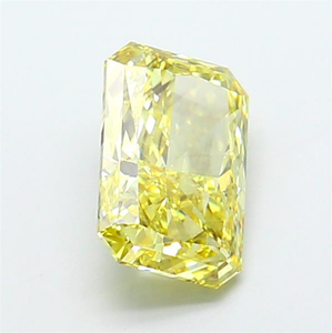 Fancy Sparkling Luxury Fine Jewelry Stone Radiant Cushion Cut Fancy Vivid Yellow CVD Lab Grown Diamond Certified Loose Gemstone - Product Image 2