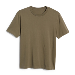 Nouvelle Arrivée T-shirts Homme 100% Coton Personnalisés Col Rond Imprimé Grammage Lourd avec Strass Coupe Ample - Product Image 3