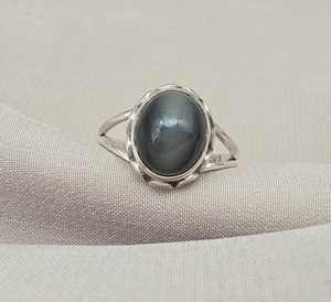 ตาแมวธรรมชาติ เงินแท้ 925 เครื่องประดับทำมือ พลอยตาแมว พลังงานบวก เหมาะสำหรับผู้หญิง - Product Image 6