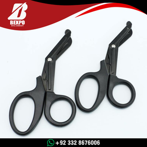 Tijeras Profesionales para Trauma, Tijeras para Vendajes de Acero Inoxidable de Grado Médico, Tijeras de Emergencia para Botiquines de Primeros Auxilios - Product Image 3