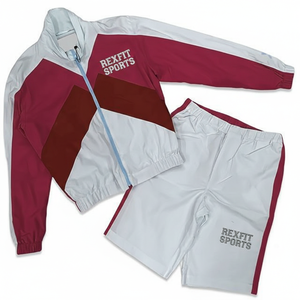 Rexfit Sports Wholesale Mens Windproof Lightweight Nylon Sports <b>Jacket</b> <b>Short</b> Set Tracksuit Set Wholesale - Product Image 1