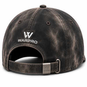 Gorra de Béisbol WARPRO de 6 Paneles, Ajustable, Transpirable, con Malla en la Parte Delantera, Logotipo Aplicado, Unisex, para Exteriores, Casual - Product Image 2