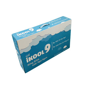 Boîte en carton ondulé rectangulaire personnalisée IKOOL, matériaux recyclés, 50*10*30, emballage rigide pour produits ménagers, oreiller - Product Image 1