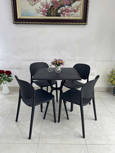 Heavy Duty Plastic <b>Chairs</b> for Cafes Restaurants and Event Venues with <b>Stackable</b> Space Saving Design - Product Image 5