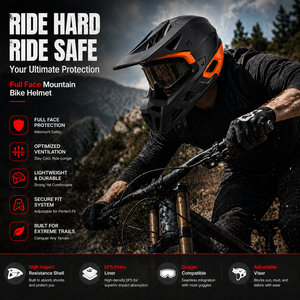 Nuevo <span class=keywords><strong>Casco</strong></span> Integral Dual Sport para Adultos para Descenso (Downhill), <span class=keywords><strong>MTB</strong></span>, Carretera, Dirt Bike, Ciclismo de Montaña y Motocicleta - Product Image 1