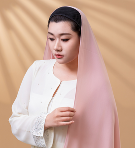 Corona <span class=keywords><strong>Taj</strong></span> para Hiyab, Accesorios para el Cabello Antideslizantes y Sin Estrés, para Todos los Tamaños de Cabeza, Pañuelo para la Cabeza Impreso en 3D, Gorro Interior - Product Image 5