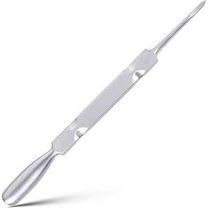 Empujador de Cutículas Profesional de Acero Inoxidable, Herramienta de Manicura de Doble Uso con Cuchilla Curva, Abertura de Mandíbula Ancha para Uñas Gruesas ANAAIF - Product Image 3