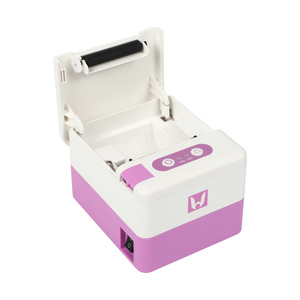 Imprimante thermique de reçus POS P20 Mini 58 mm couleur rose avec USB+BT - Product Image 4