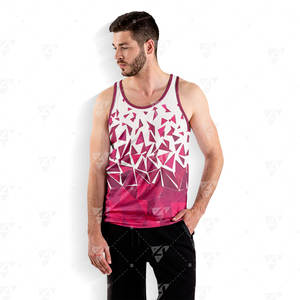 Chaleco Deportivo para Hombre, Sin Costuras, ODM, 100% Poliéster, Sublimado, Tejido, de Secado Rápido, Transpirable, Ligero, Sin Mangas, para Correr - Product Image 6