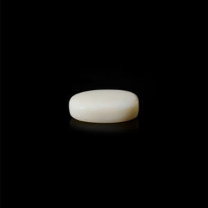 Natural White Opal Loose Gemstone 10.7 Carat Certified Raw 20mm - Product Image 3