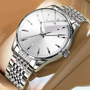 Modern Trend Luxury Stainless Steel Strap Casual Business Sports Automatic <b>Mechanical</b> Men's <b>Watch</b> - Product Image 3