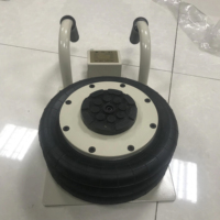 Cale pneumatique en acier 5 tonnes, blanche, 23 kg, légère, surdimensionnée, pour levage de voitures et services d'entretien