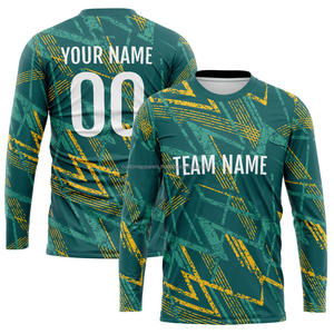 Camiseta Lisa de Manga Larga con Cuello Redondo de Poliéster Unisex de Secado Rápido con Logotipo Personalizado de Moda Otoñal al por Mayor - Product Image 1