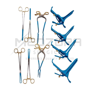 German Stainless Steel LLETZ Coated (Blue) Gynecology Set Surgical Surgical Instruments - Product Image 1