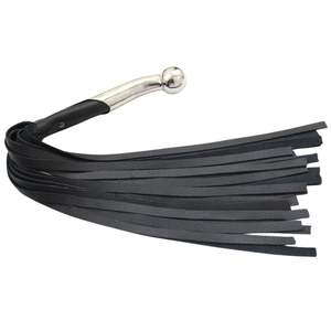 Flogger de Piel de Oveja Suave con Estampado por Transferencia de Calor, con Cintas Fluidas y Elegantes, Hebilla de Acero de 2.5cm de Ancho para Calentamiento y Juego - Product Image 1