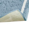 Alfombra de baño azul con diseño griego, de algodón suave y con borde clásico, ideal para el baño, venta al por mayor. - Product Image 2