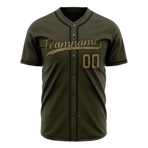 Custom Green Baseball Jersey With Gold Print Teamname 00 Button Down Short Sleeve Men's Moisture Wicking Mesh Apparel - Product Image 3