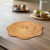 Juego de Manteles Individuales y Posavasos de Ratán Natural Ecológico, Tejidos a Mano, Decoración Boho para Mesa, Artículos para el Hogar, Venta al por Mayor Vietnamita - Product Image 6