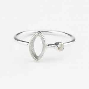 Anillo de Plata de Ley 925 Chapado en Oro de 18K Hecho a Mano de Alta Calidad con Sello 925, Componente para Fabricación de Joyería al por Mayor, Hecho en India - Product Image 3