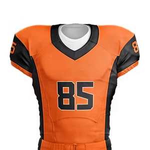 Nuevos Conjuntos de Uniformes de Fútbol Americano Personalizados de Alta Calidad, 100% Poliéster Sublimado, Transpirable, Manga Corta, Tallas Grandes, Impresión de Logotipo - Product Image 2