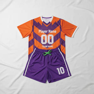 Camisetas de Fútbol Personalizadas con Mangas Cortas, Transpirables, de Secado Rápido, con Números y Logotipos Personalizados para Equipos, Escuelas, Unisex, Tallas para Adultos - Product Image 6