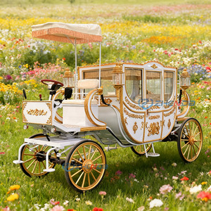 Carroza de Caballos de Acero de Lujo ZHENDA Royal, Carroza Eléctrica de 4 Ruedas para Paseos Turísticos, Bodas y Exhibiciones, Personalizable - Product Image 1