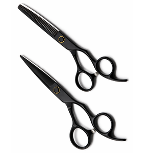 <b>Barber</b> Thinning <b>Set</b> Stainless Steel Sharp Blade Right-Handed Hair Cutting Scissors - Product Image 5