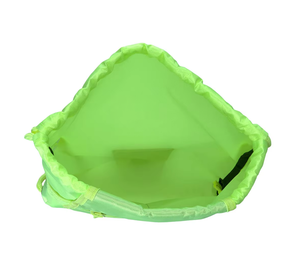 <b>Green</b> Drawstring <b>Backpack</b> Lightweight Mesh Sport Bag for Gym Training and Daily Use - Product Image 3
