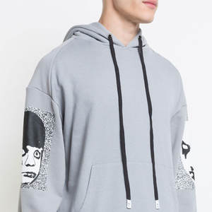 Sudaderas con Capucha Extra Grandes de Felpa de Algodón Grueso de 280 g para Hombre, Estilo Urbano, con Logotipo Personalizado Estampado, Anti-Pilling, Venta al por Mayor - Product Image 5