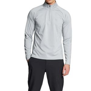 Camiseta de golf con cremallera 1/4 elegante para hombre: duradera y cómoda, ideal para jugar en todo tipo de clima y uso diario - Product Image 6