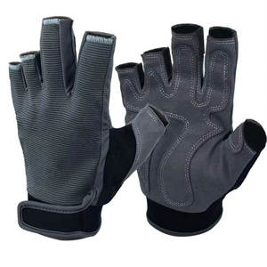 Gants de navigation en cuir extrême adhérence avec panneaux respirants Dry Fit et grip amélioré pour des performances optimales en navigation - Product Image 3