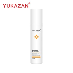 Yukazan Derma - Bruma Calmante de Agua de Rosas 120ml, Spray Hidratante con Ácido Hialurónico para Mujeres con Piel Sensible y Acné - Product Image 1