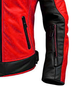 Chaquetas de Motocicleta de Cuero Genuino de Alta Calidad con Colores, Logotipo y Tallas Personalizadas, Chaquetas para Hombre - Product Image 3
