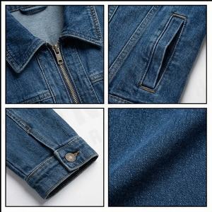 Veste en jean femmes hiver épais chaud lâche dos fermeture éclair jean manteau vêtements d'extérieur pour femmes - Product Image 4