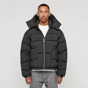 Wholesale Custom Logo Hooded Casual <b>Winter</b> Zipper Men Puffer <b>Jacket</b> <b>Waterproof</b> Outdoor Use - Product Image 3