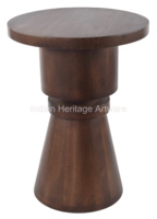 Tables basses d'appoint en métal et bois au design moderne, non pliables, de haute qualité, neuves, IHA IHAT144, meubles pour la maison