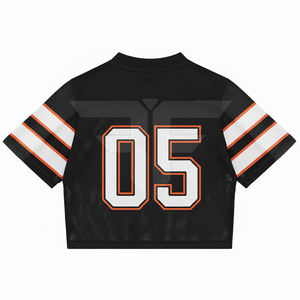 Maillot de football américain haut de gamme grande taille, anti-transpiration, séchage rapide, manches courtes, adulte, antibactérien, respirant, dernier style - Product Image 2